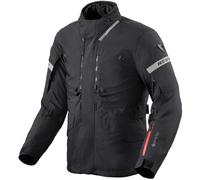 Rev'it Neptune 3 Gore-Tex Waterproof Textile Motorcycle Jacket - Black / Black
