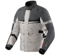 Revit Poseidon 3 GTX Motorcycle Textile Jacket, black-grey-silver, size M for Men