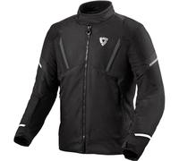 Revit Undulate H2O waterproof Motorcycle Textile Jacket, black-white, size 2XL for Men