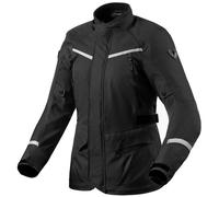 Revit Voltiac 3 H2O Ladies Motorcycle Textile Jacket, black-silver, size 36 for Women