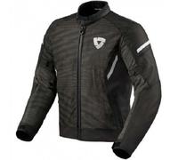 REV'IT Revit Torque Black White H2O Summer Mesh Removable Liner Jacket XXL