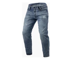 Revit Rilan Motorcycle Tapered Fit Riding Denim Jeans Medium Vintage Blue