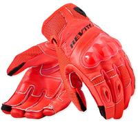 Revit Ritmo Motorcycle Gloves, black/neon red, size XL