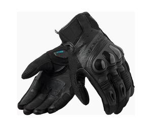 Revit Ritmo Summer Motorcycle Motorbike Mesh Leather Gloves Black