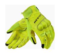 Revit Ritmo Summer Motorcycle Motorbike Mesh Leather Gloves Neon Yellow