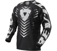 Revit Rough Motocross Jersey, black-white, size M for Men