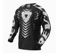 Rev'it Rough Motocross Off-Road MX Jersey Black / White
