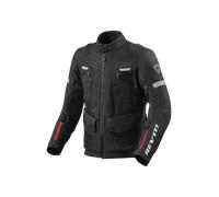 Revit Sand 4 H2O, textile jacket waterproof S Black