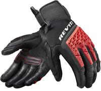 Revit Sand 4 Motorcycle Gloves, black-red, size 3XL for Men