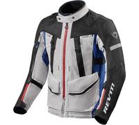 Revit Sand 4 Silver Blu Removable Liner Winter Motorcycle Jacket M
