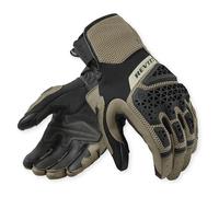 Rev'it Sand 5 Ventilated Motorcycle Motorbike Leather Gloves - Sand / Black