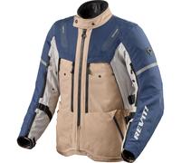 Revit Sand 5 H2O Motorcycle Textile Jacket, blue/beige, size XL