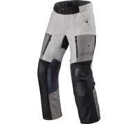 Revit Sand 5 H2O waterproof Motorcycle Textile Pants, silver/black, size Short XXL
