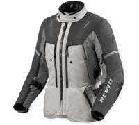 Revit Sand 5 H2O waterproof Ladies Motorcycle Textile Jacket, silver/anthracite, size 44