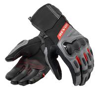 Rev'it Sand 5 H2O Waterproof Motorcycle Motorbike Leather Gloves - Black / Grey
