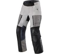 Revit Sand 5 H2O waterproof Motorcycle Textile Pants, black-silver, size 2XL for Men