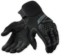 Rev'it Sand 5 Ventilated Motorcycle Motorbike Leather Gloves - Black
