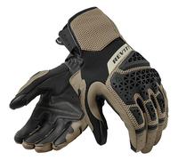 Rev'it Sand 5 Ventilated Motorcycle Motorbike Leather Gloves - Sand / Black