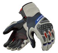 Revit Sand 5 Motorcycle Gloves, red-silver, size XL for Men