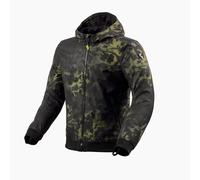 Rev'it Saros Wind Barrier Motorcycle Textile Jacket Black / Dark Green