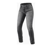Revit Shelby 2 SK Ladies Motorcycle Skinny Fit Denim Jeans Medium Stone Grey