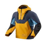 Rev'it Smock Blackwater 3 H2O Moto Motorcycle Textile Jacket Ocher Yellow/Blue