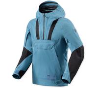 Revit Smock Blackwater 3 H2O waterproof Motorcycle Windbreaker Jacket, black-blue, size XS for Men