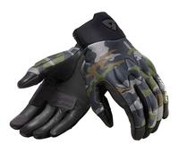Rev'it Spectrum Motorcycle Motorbike Urban Short Gloves - Camo Dark Green