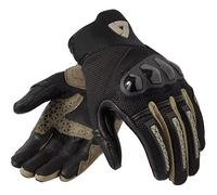 Rev'it Speedart Air Leather Ventilated Motorcycle Gloves - Grey / Sand