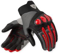 Revit Speedart Air Motorcycle Gloves, black/grey/red, size M