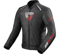 Revit Sprint H20 Motorcycle Textile Jacket, black-red, size 3XL for Men