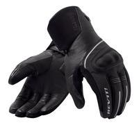 Rev'it Stratos 3 Gore-Tex Leather Waterproof Motorcycle Motorbike Gloves - Black
