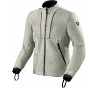 Revit Surface waterproof Motorcycle Textile Jacket, grey, size 3XL for Men
