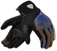 Revit Surge Blue Camo Motorcycle Gloves, black/camouflage, size S