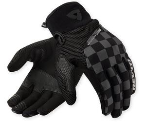 Revit Surge Chess Motorcycle Gloves, black/grey, size M