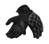 Revit Surge Chess Motorcycle Gloves, black-grey, size L for Men
