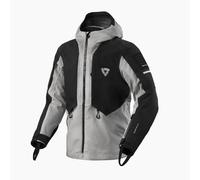 Rev'it Tectonic H2O Motorcycle Motorbike Textile Jacket Black / Light Grey