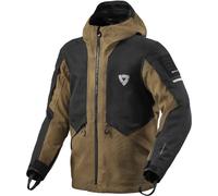 Revit Tectonic H2O waterproof Motorcycle Textile Jacket, black-brown, size 3XL for Men