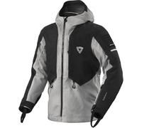 Revit Tectonic H2O waterproof Motorcycle Textile Jacket, black/grey, size XL