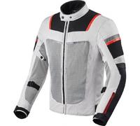 REV'IT Tornado 3 Silver Black H2O Summer Removable Liner CE Moto Jacket M