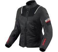 Revit Tornado 4 H2O waterproof Ladies Motorcycle Textile Jacket, black/anthracite/red, size 42