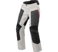 Revit Tornado 4 H2O waterproof Motorcycle Textile Pants, black-silver, size L for Men