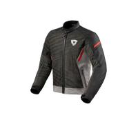 Revit Torque 2 H2O Motorcycle Textile Jacket, grey-red, size XL for Men