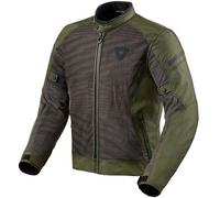 Rev'it Torque 2 H2O Waterproof Textile Motorbike Jacket - Black / Dark Green