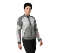 Revit Torque 3 Backprint H2O waterproof Ladies Motorcycle Textile Jacket, grey/pink, size 46