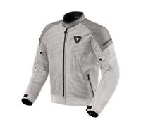 Revit Torque H2O Summer Moto Jacket Silver Grey, Removable Liner, Size XXL