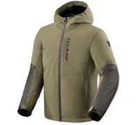 Revit Traffic 2 H2O waterproof Motorcycle Textile Jacket, grey-green-brown, size 2XL for Men