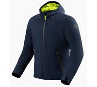 REV'IT Traffic Dark Blue H2O Waterproof Winter Motorcycle Jacket, Size S