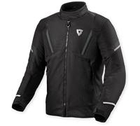 Revit Undulate H2O waterproof Motorcycle Textile Jacket, black-white, size 4XL for Men