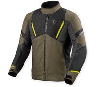 Revit Undulate H2O waterproof Motorcycle Textile Jacket, brown/grey, size 3XL